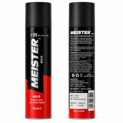 MEISTER BOLD DEO BODY SPRAY - 150ml